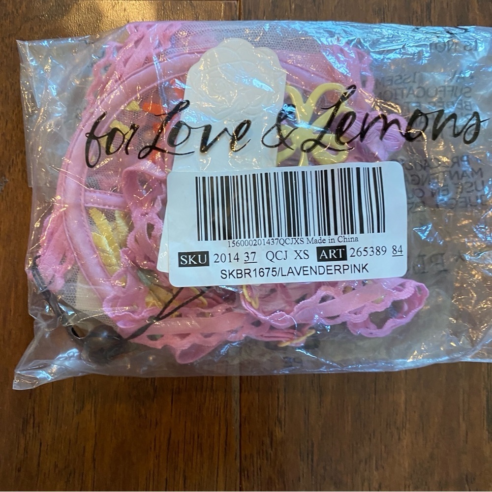 NWT XS For Love & Lemons Gia Underwire Bra - Picture 7 of 9